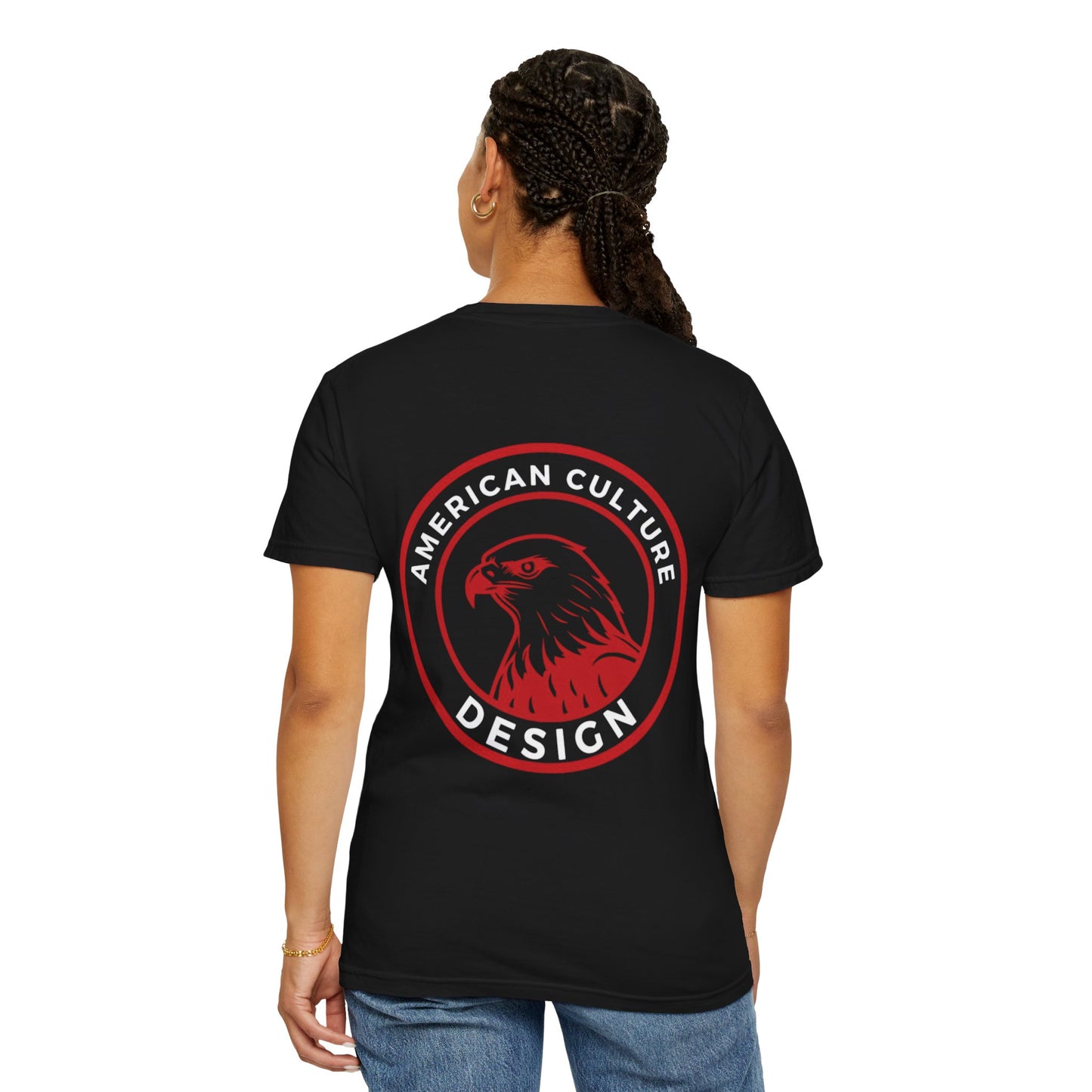 American Culture Design Unisex T-Shirt - Trendy Eagle Design