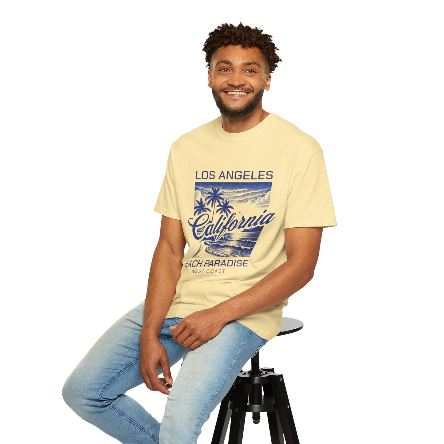 Los Angeles California Beach Paradise Tee – 100% Cotton Classic for Endless Summer Vibes
