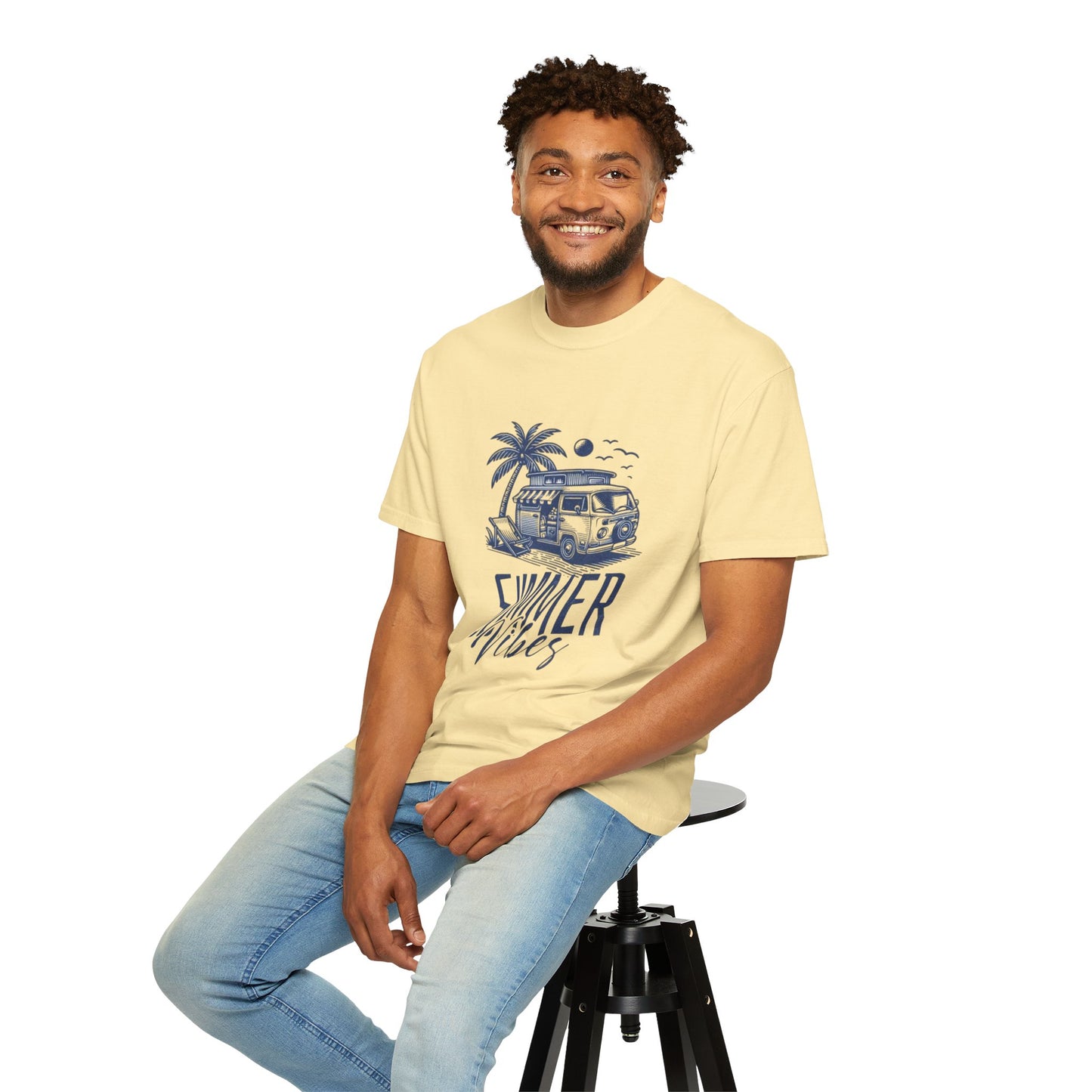 Summer Vibes Tee – 100% Cotton Retro Cool for Endless Sunshine