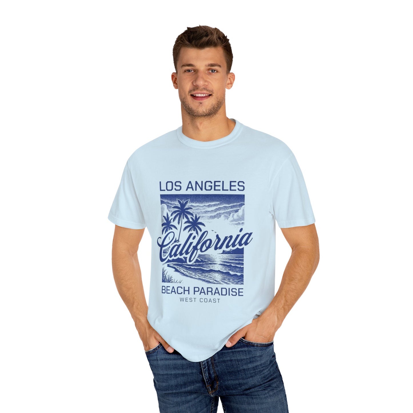 Los Angeles California Beach Paradise Tee – 100% Cotton Classic for Endless Summer Vibes