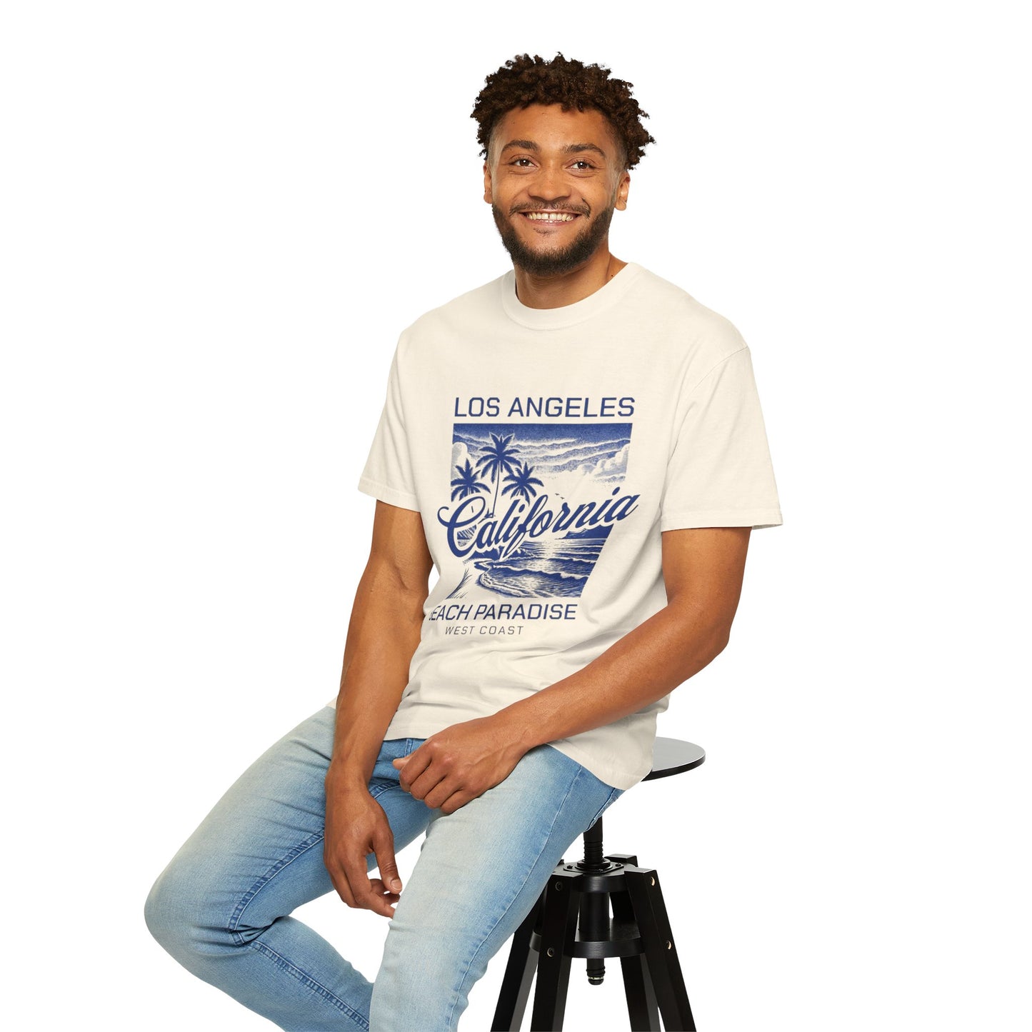 Los Angeles California Beach Paradise Tee – 100% Cotton Classic for Endless Summer Vibes