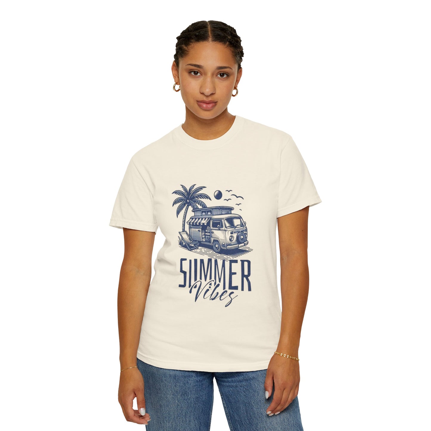 Summer Vibes Tee – 100% Cotton Retro Cool for Endless Sunshine