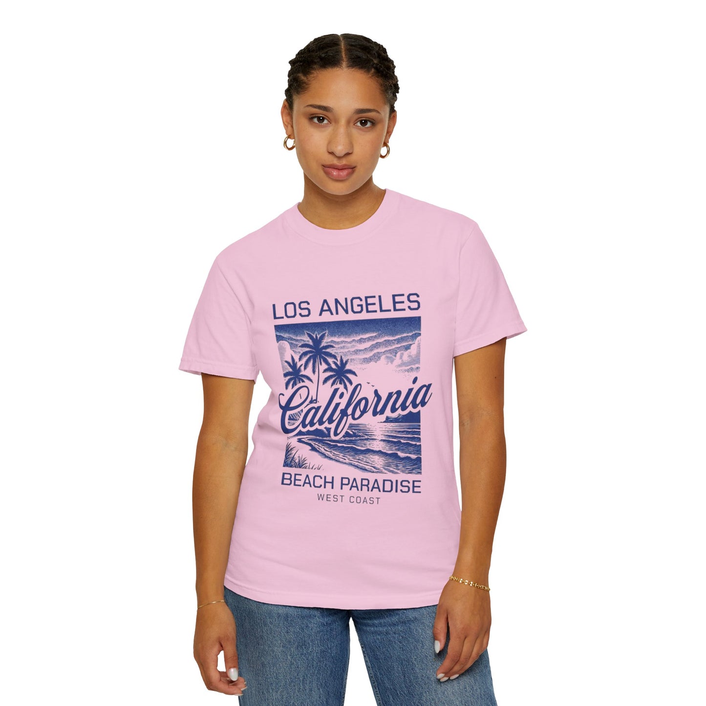 Los Angeles California Beach Paradise Tee – 100% Cotton Classic for Endless Summer Vibes