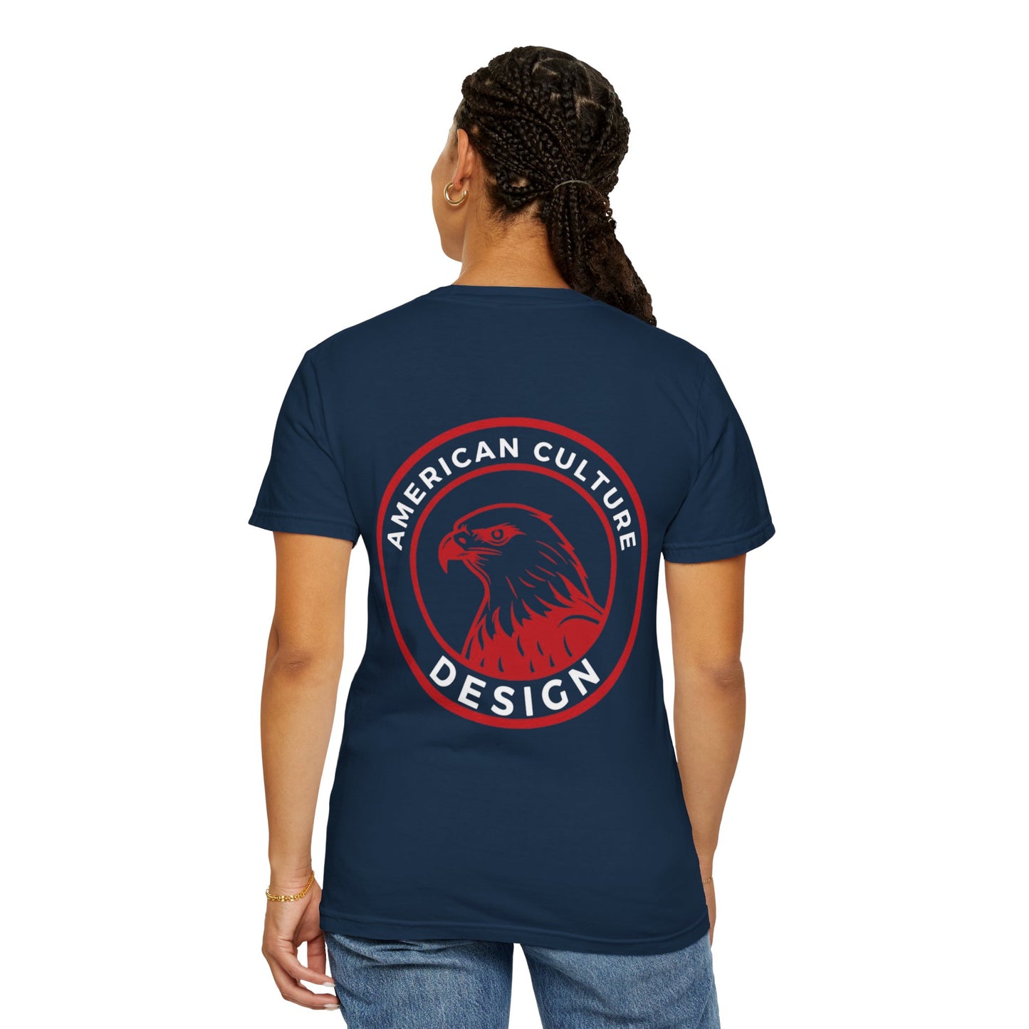 American Culture Design Unisex T-Shirt - Trendy Eagle Design