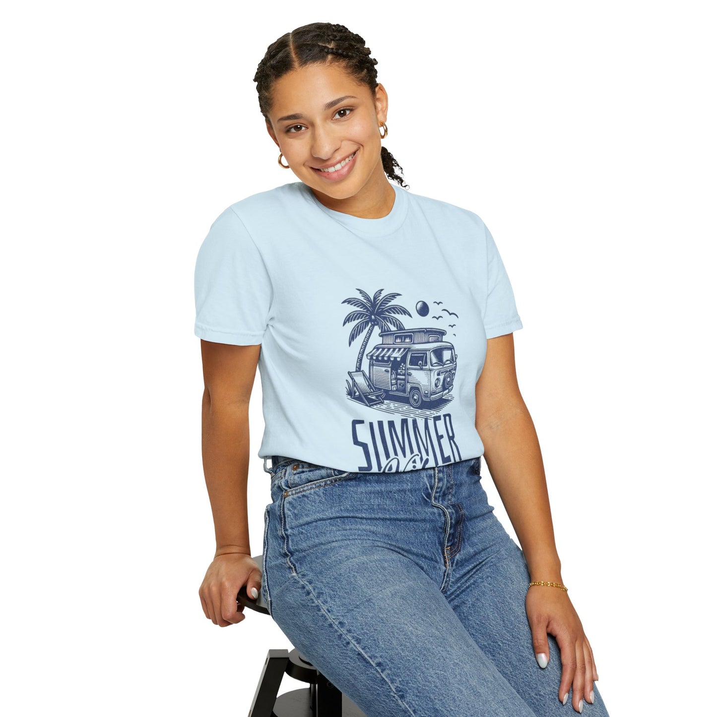 Summer Vibes Tee – 100% Cotton Retro Cool for Endless Sunshine