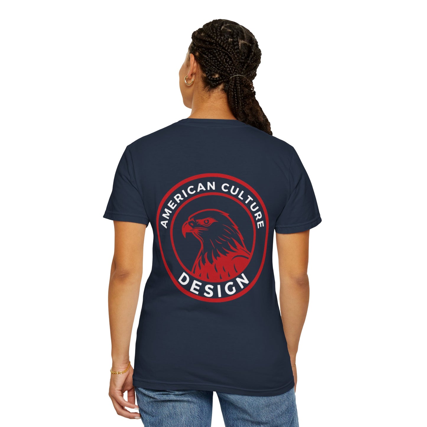 American Culture Design Unisex T-Shirt - Trendy Eagle Design