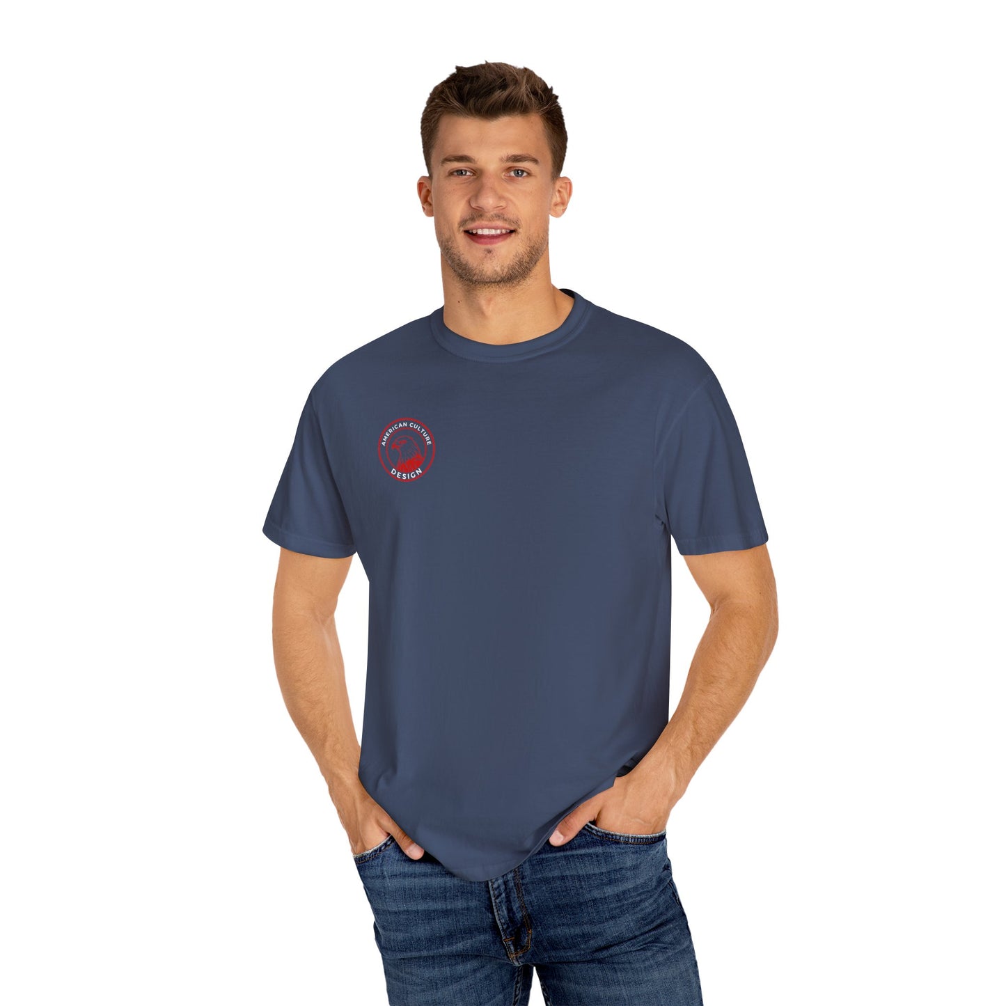 Unisex - American Culture Design Tee – Minimal Style, Maximum Identity