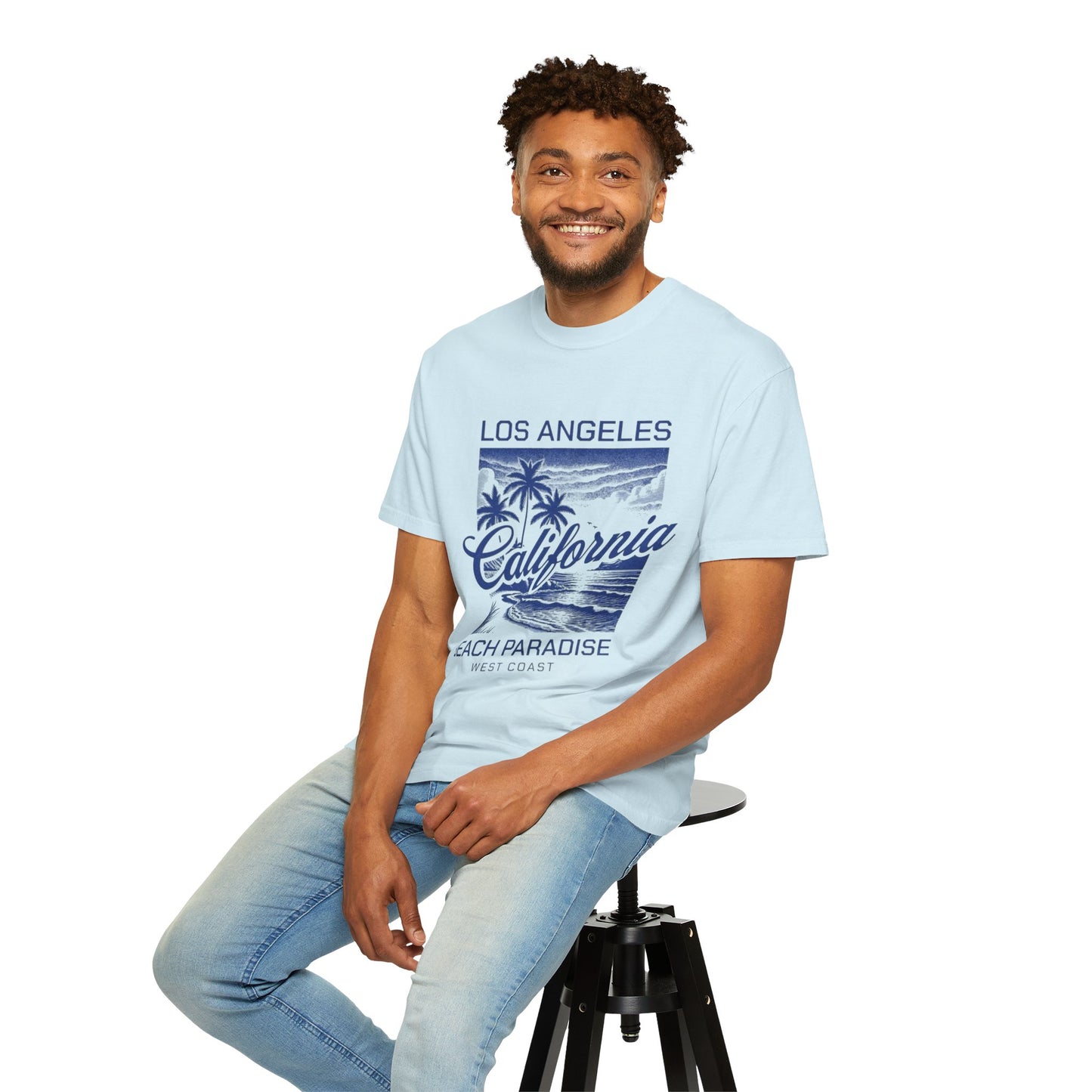 Los Angeles California Beach Paradise Tee – 100% Cotton Classic for Endless Summer Vibes