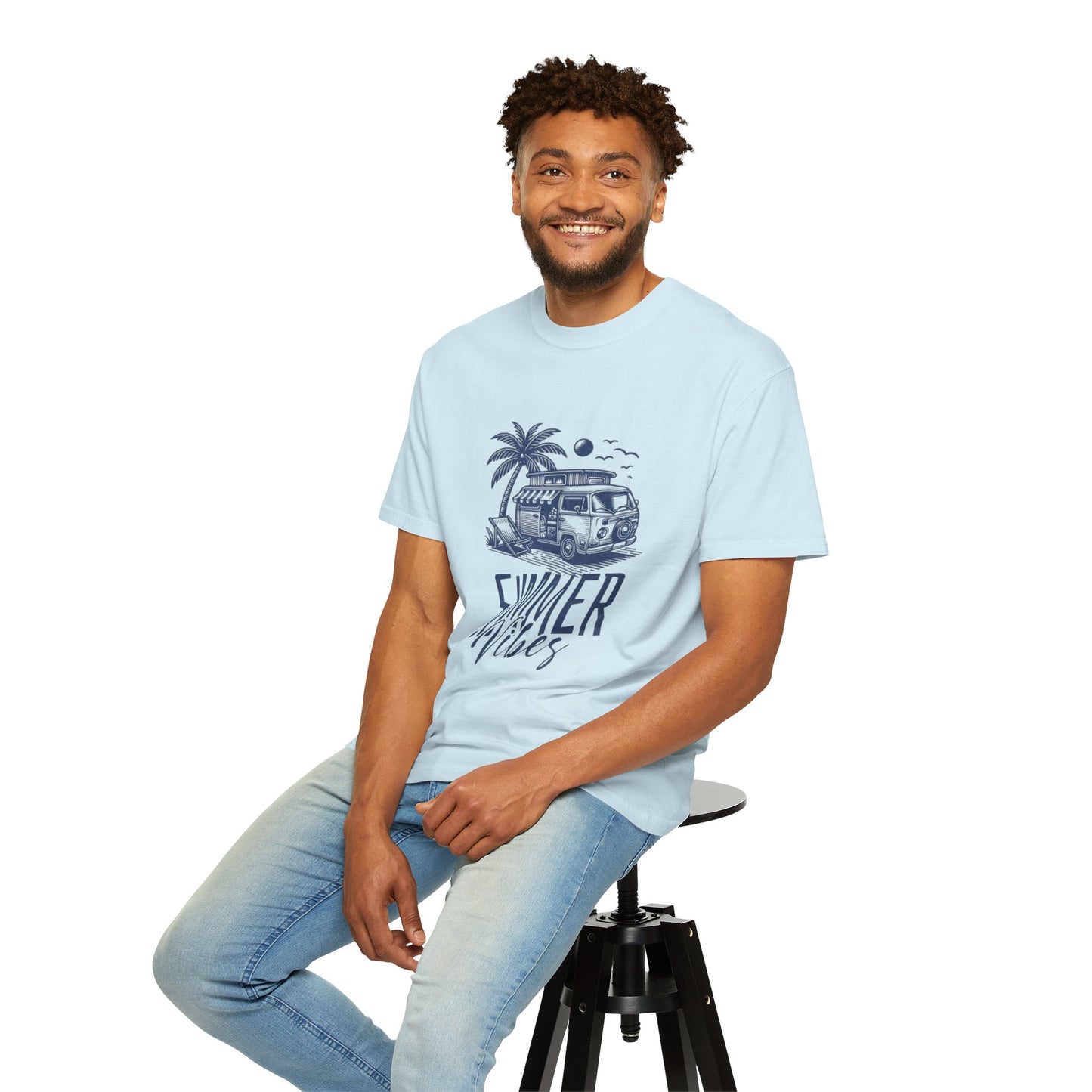 Summer Vibes Tee – 100% Cotton Retro Cool for Endless Sunshine