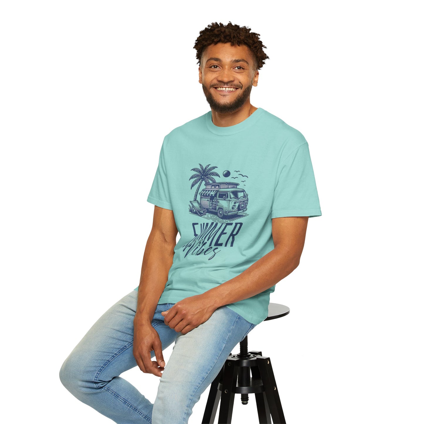 Summer Vibes Tee – 100% Cotton Retro Cool for Endless Sunshine