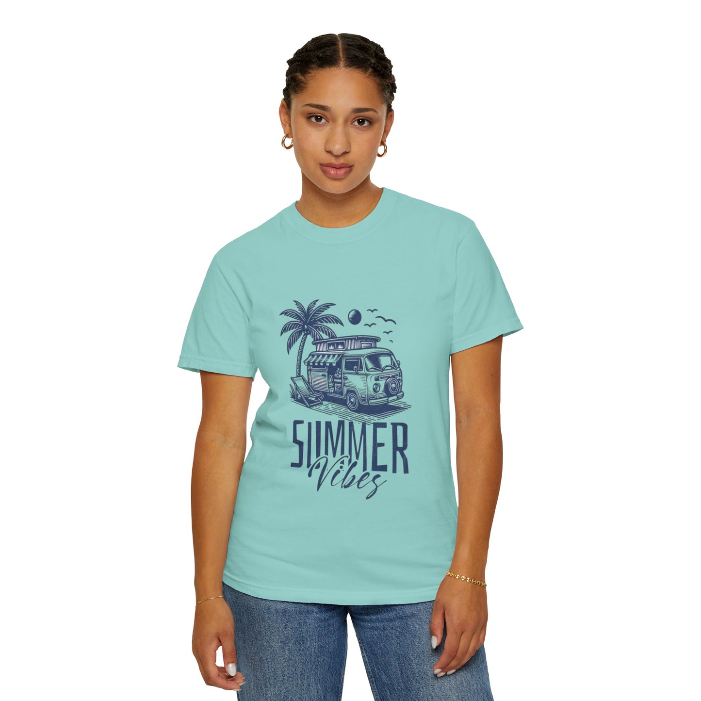Summer Vibes Tee – 100% Cotton Retro Cool for Endless Sunshine