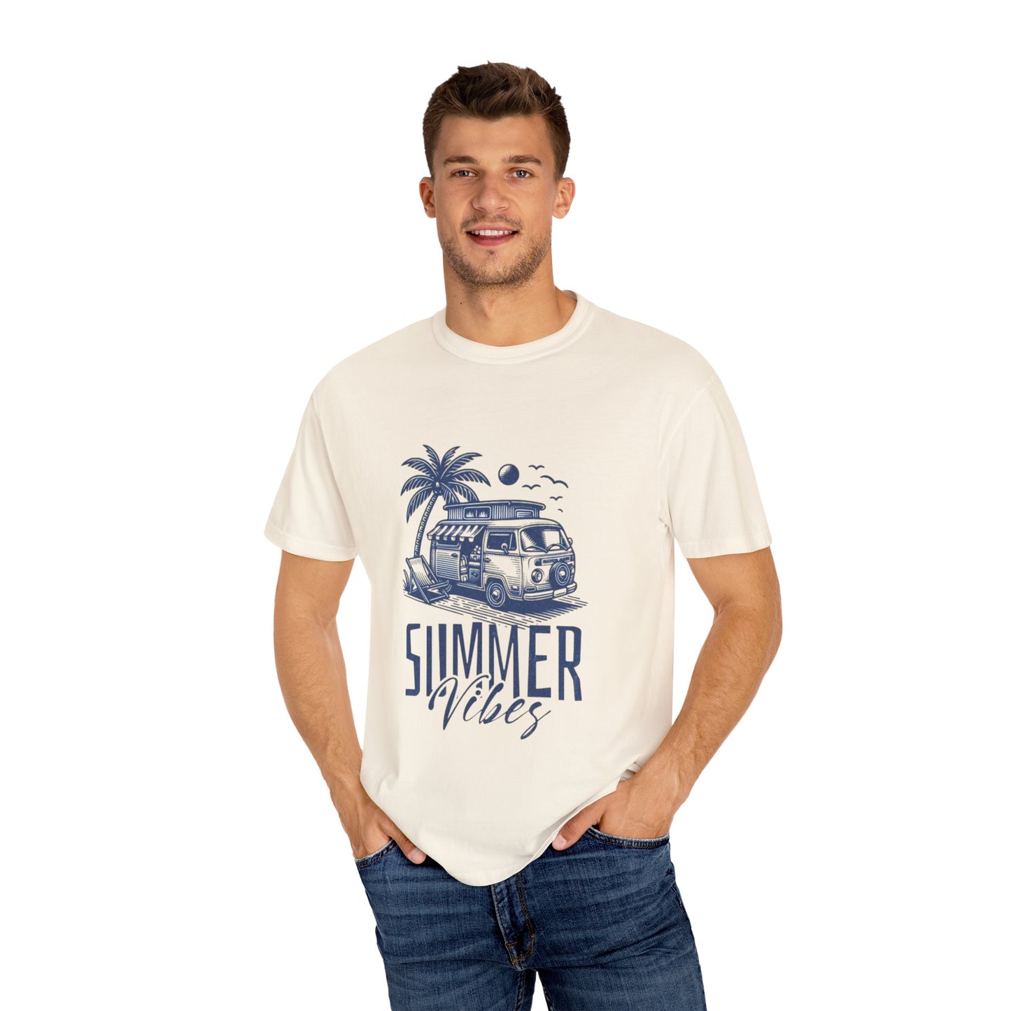 Summer Vibes Tee – 100% Cotton Retro Cool for Endless Sunshine
