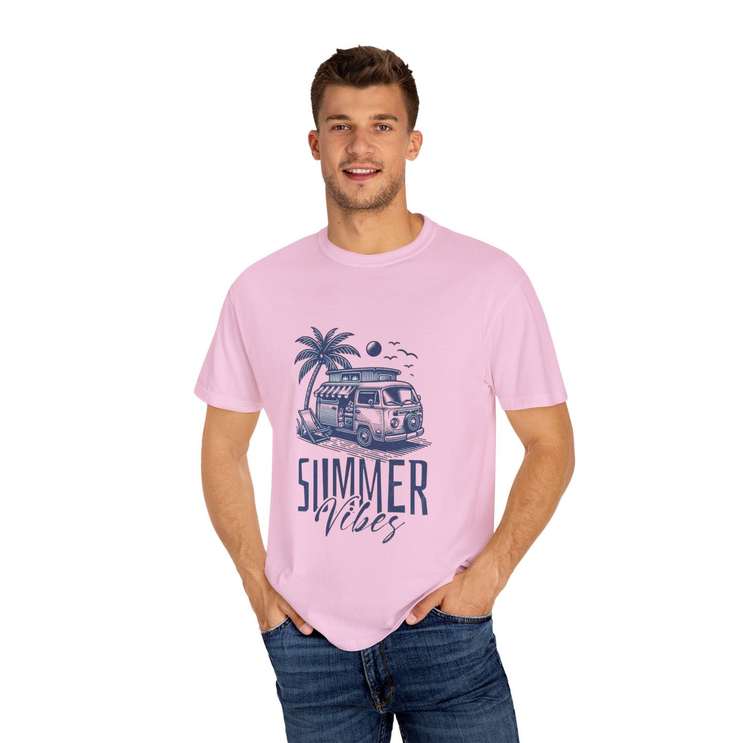 Summer Vibes Tee – 100% Cotton Retro Cool for Endless Sunshine