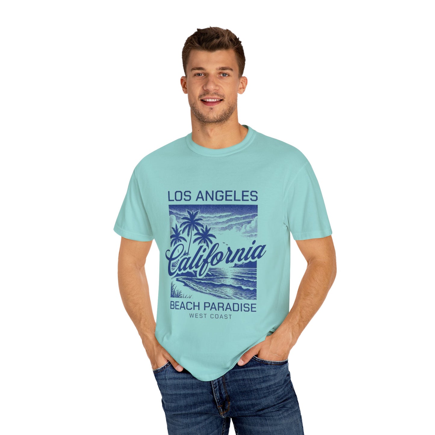 Los Angeles California Beach Paradise Tee – 100% Cotton Classic for Endless Summer Vibes