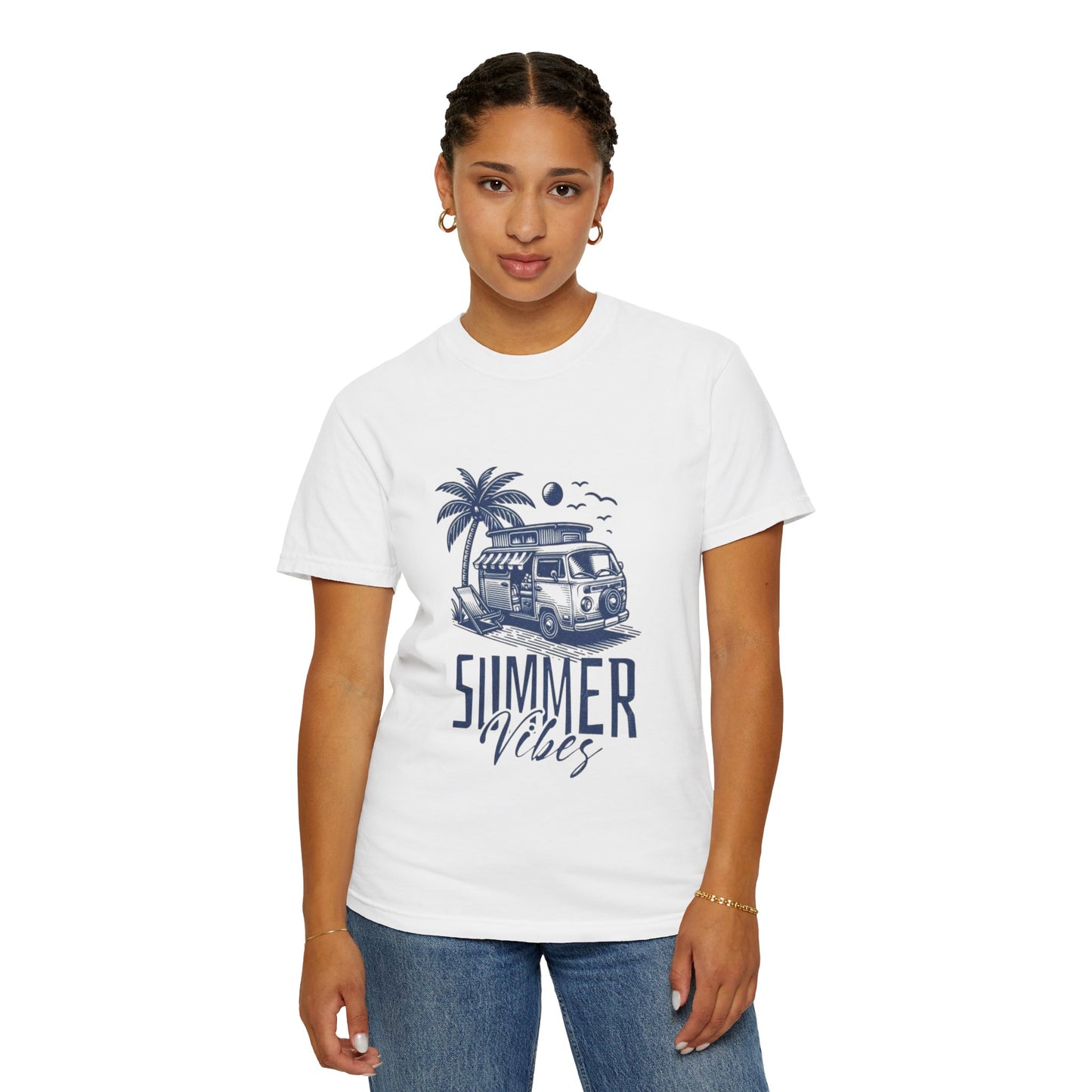 Summer Vibes Tee – 100% Cotton Retro Cool for Endless Sunshine