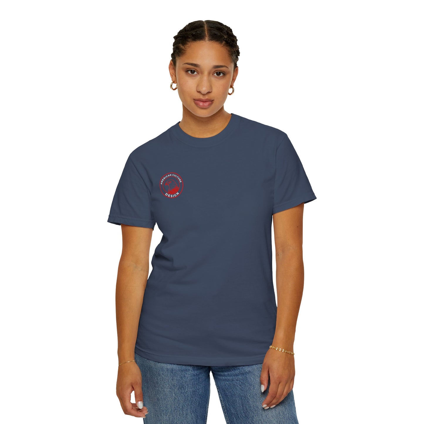 Unisex - American Culture Design Tee – Minimal Style, Maximum Identity