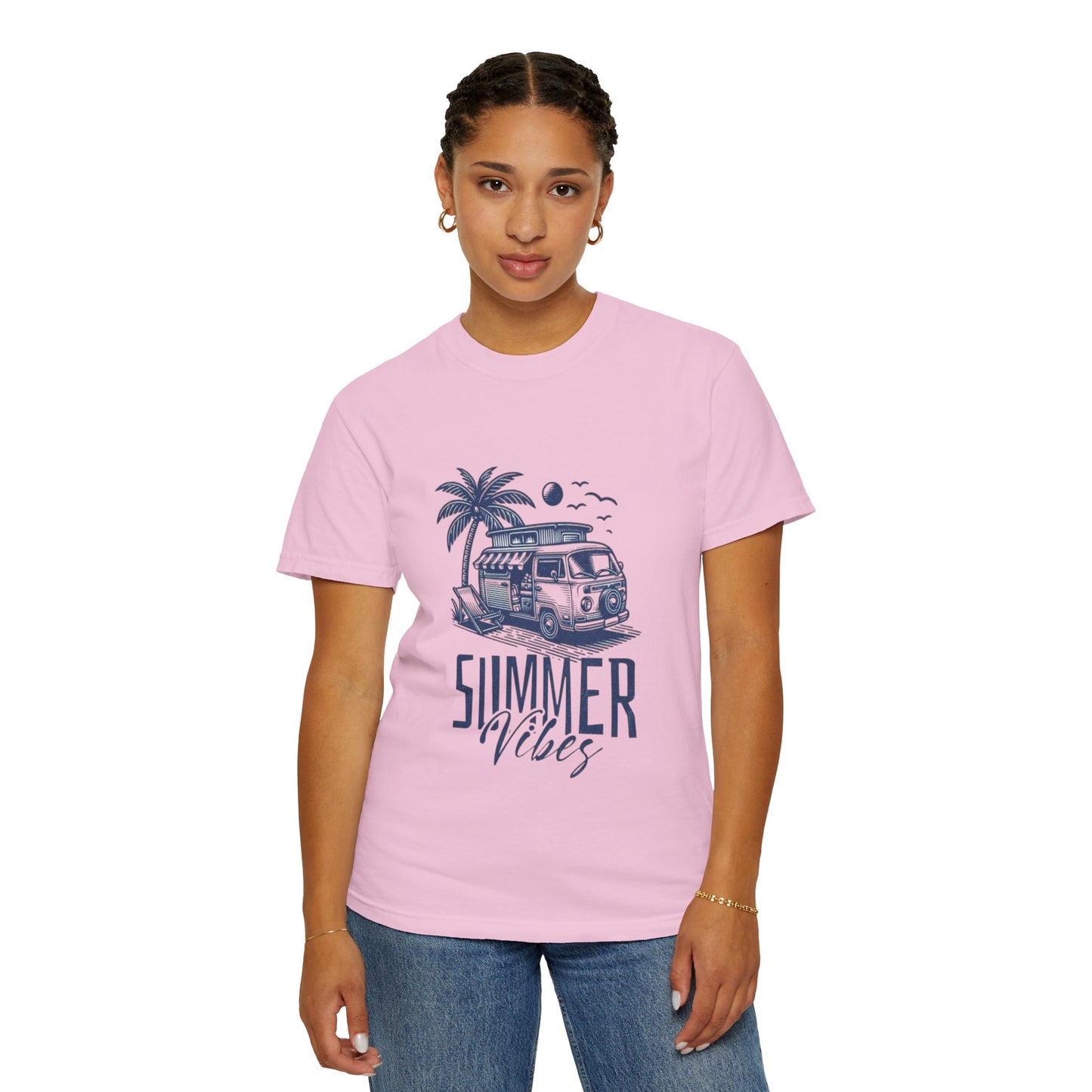 Summer Vibes Tee – 100% Cotton Retro Cool for Endless Sunshine