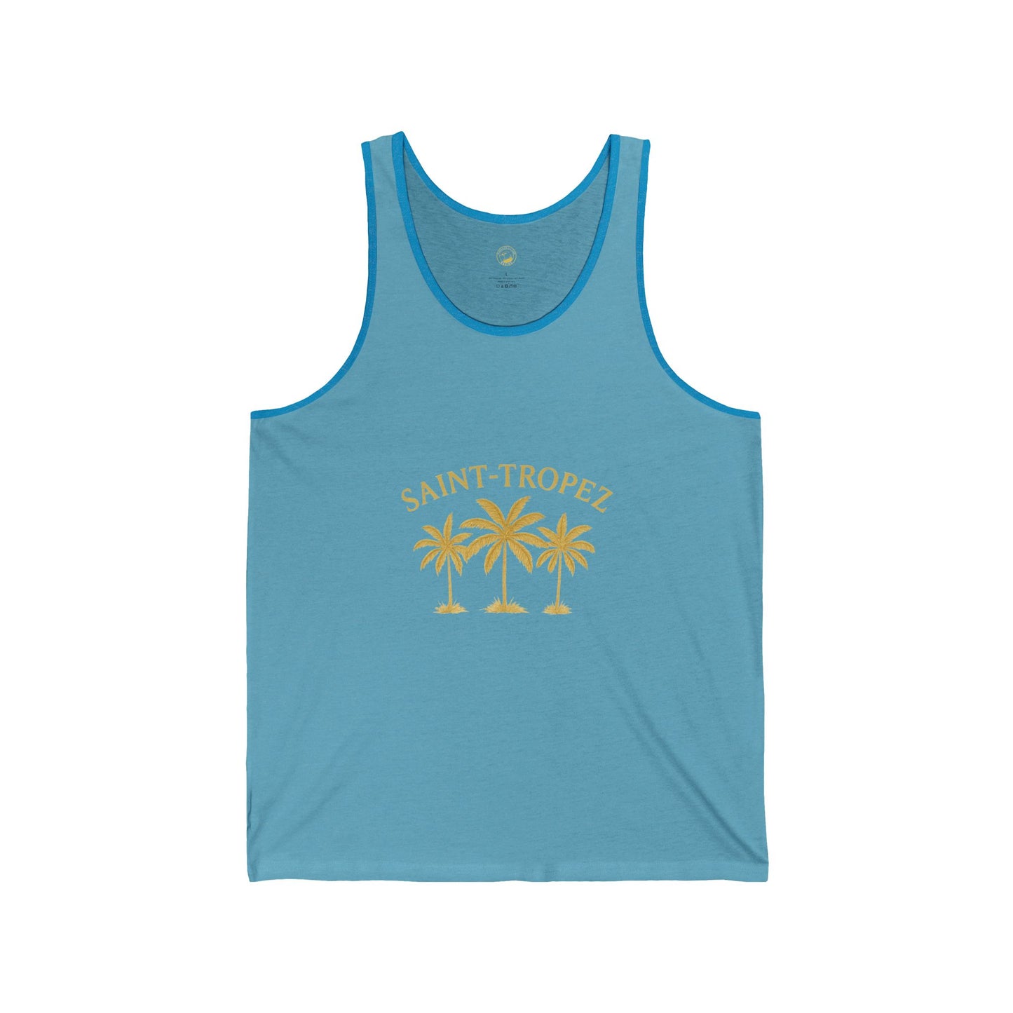 Saint-Tropez Unisex Jersey Tank Top - Summer Vibes Beachwear