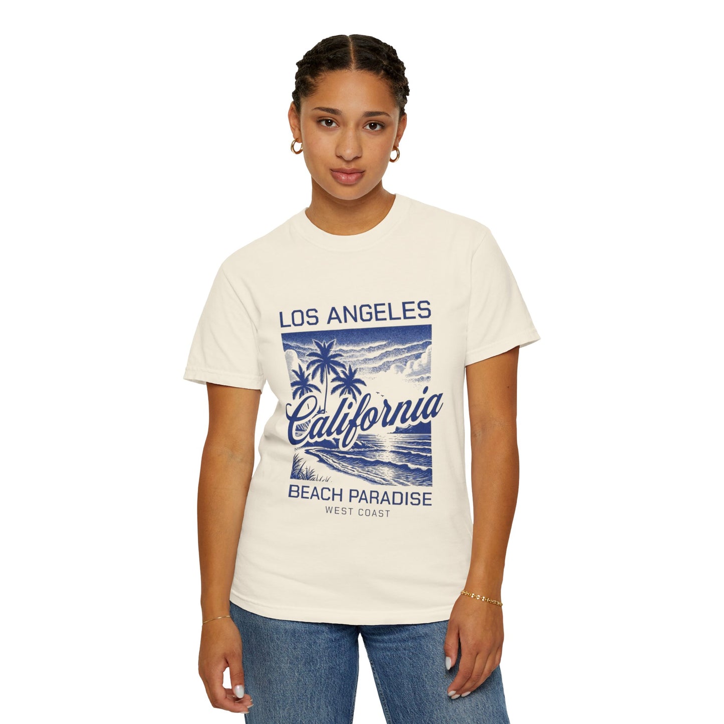 Los Angeles California Beach Paradise Tee – 100% Cotton Classic for Endless Summer Vibes