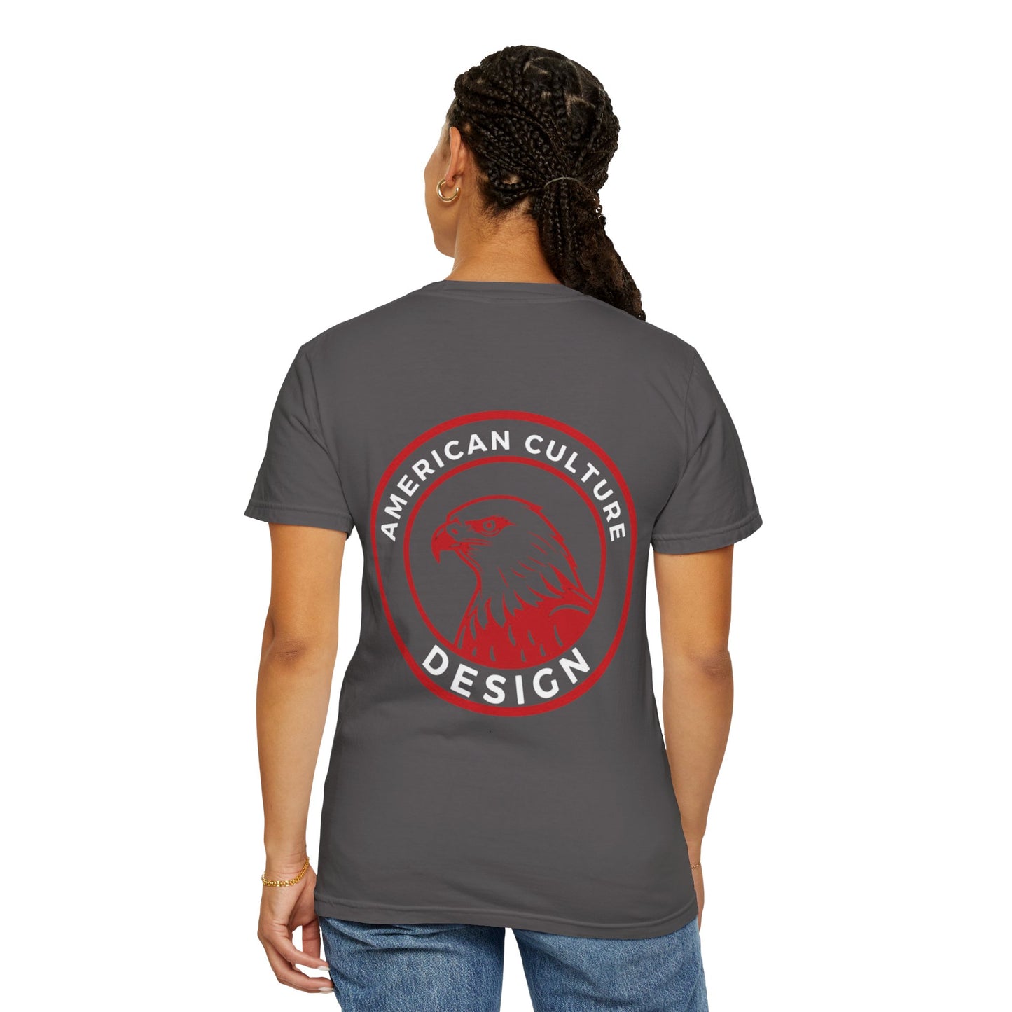 American Culture Design Unisex T-Shirt - Trendy Eagle Design