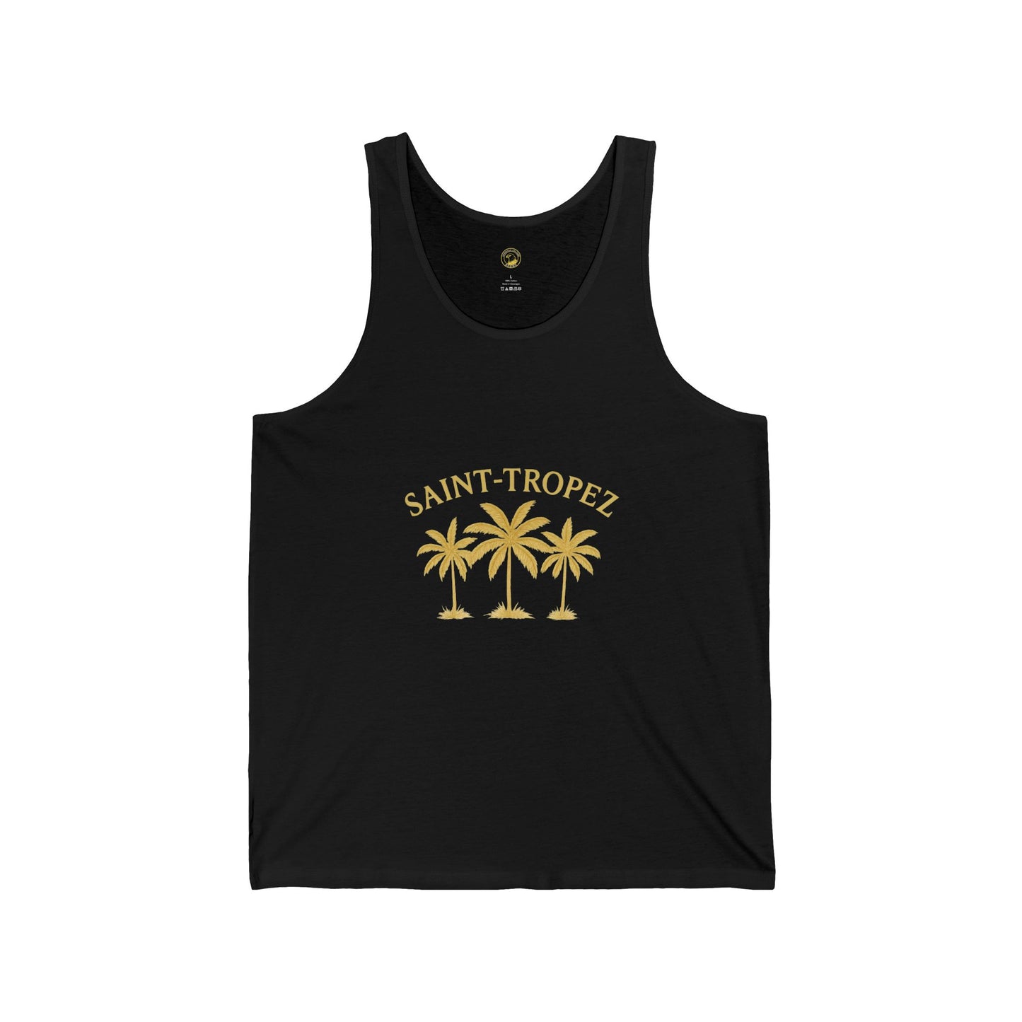 Saint-Tropez Unisex Jersey Tank Top - Summer Vibes Beachwear