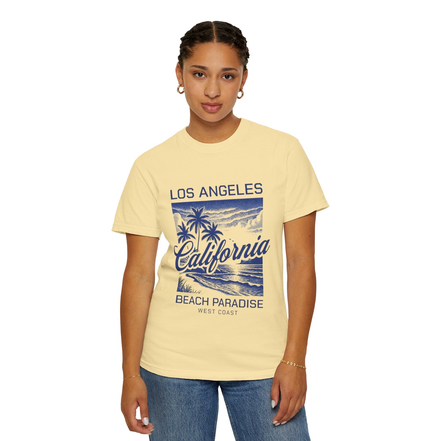 Los Angeles California Beach Paradise Tee – 100% Cotton Classic for Endless Summer Vibes
