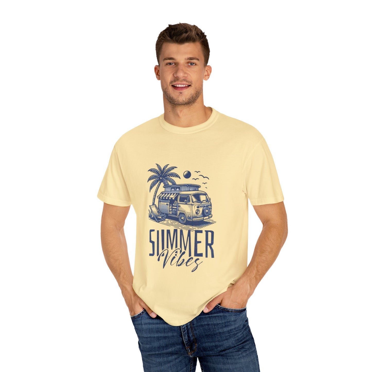Summer Vibes Tee – 100% Cotton Retro Cool for Endless Sunshine