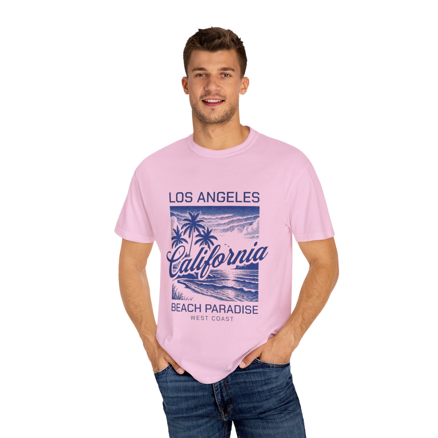 Los Angeles California Beach Paradise Tee – 100% Cotton Classic for Endless Summer Vibes