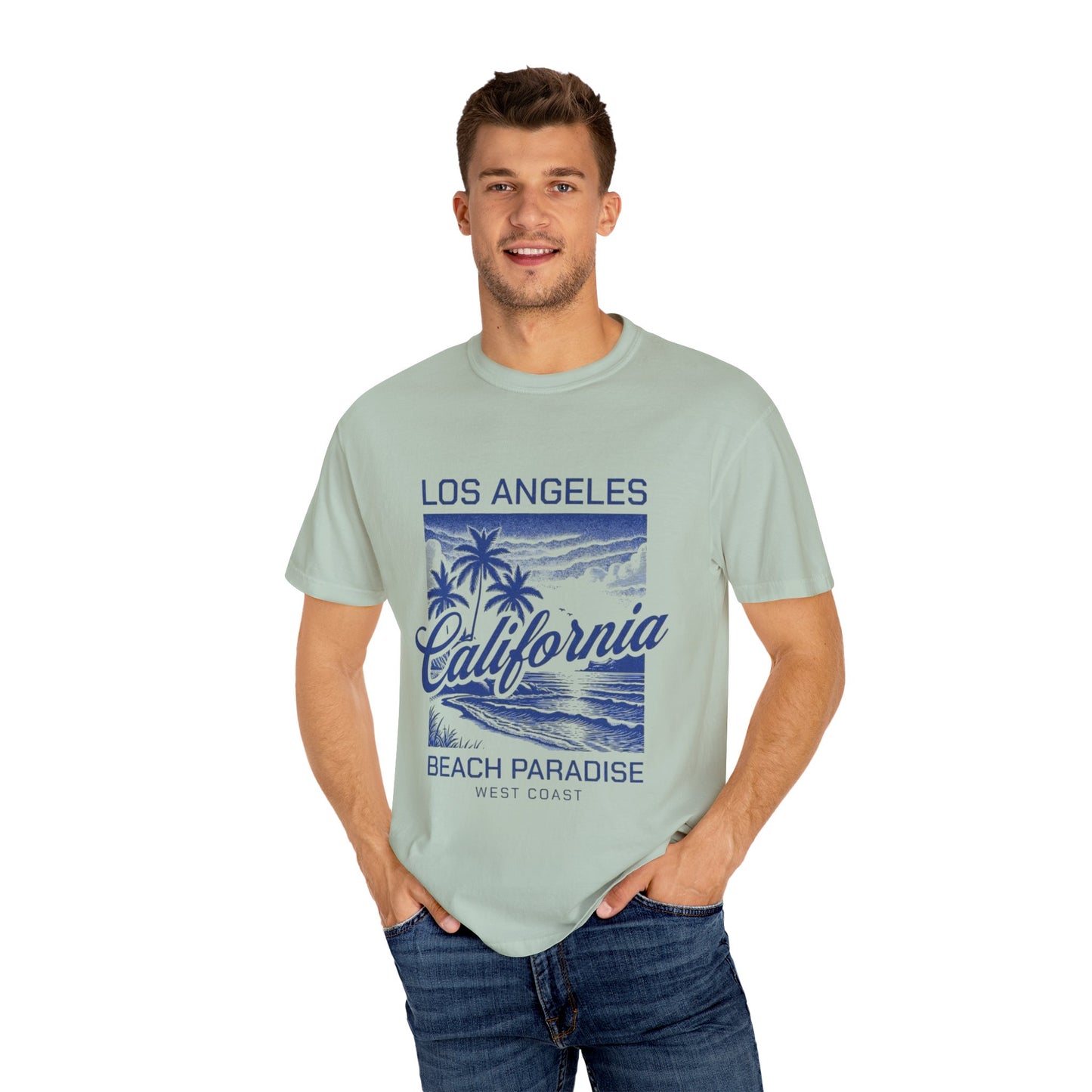 Los Angeles California Beach Paradise Tee – 100% Cotton Classic for Endless Summer Vibes