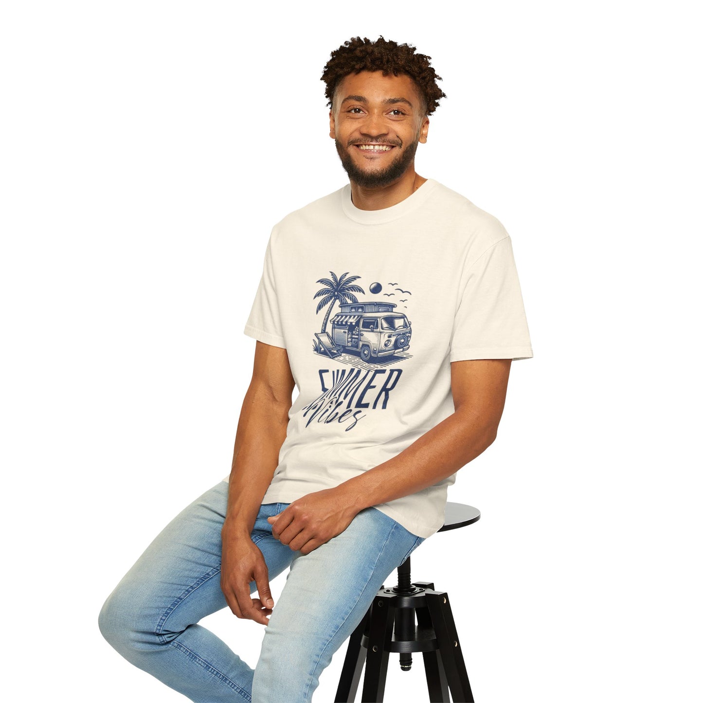 Summer Vibes Tee – 100% Cotton Retro Cool for Endless Sunshine