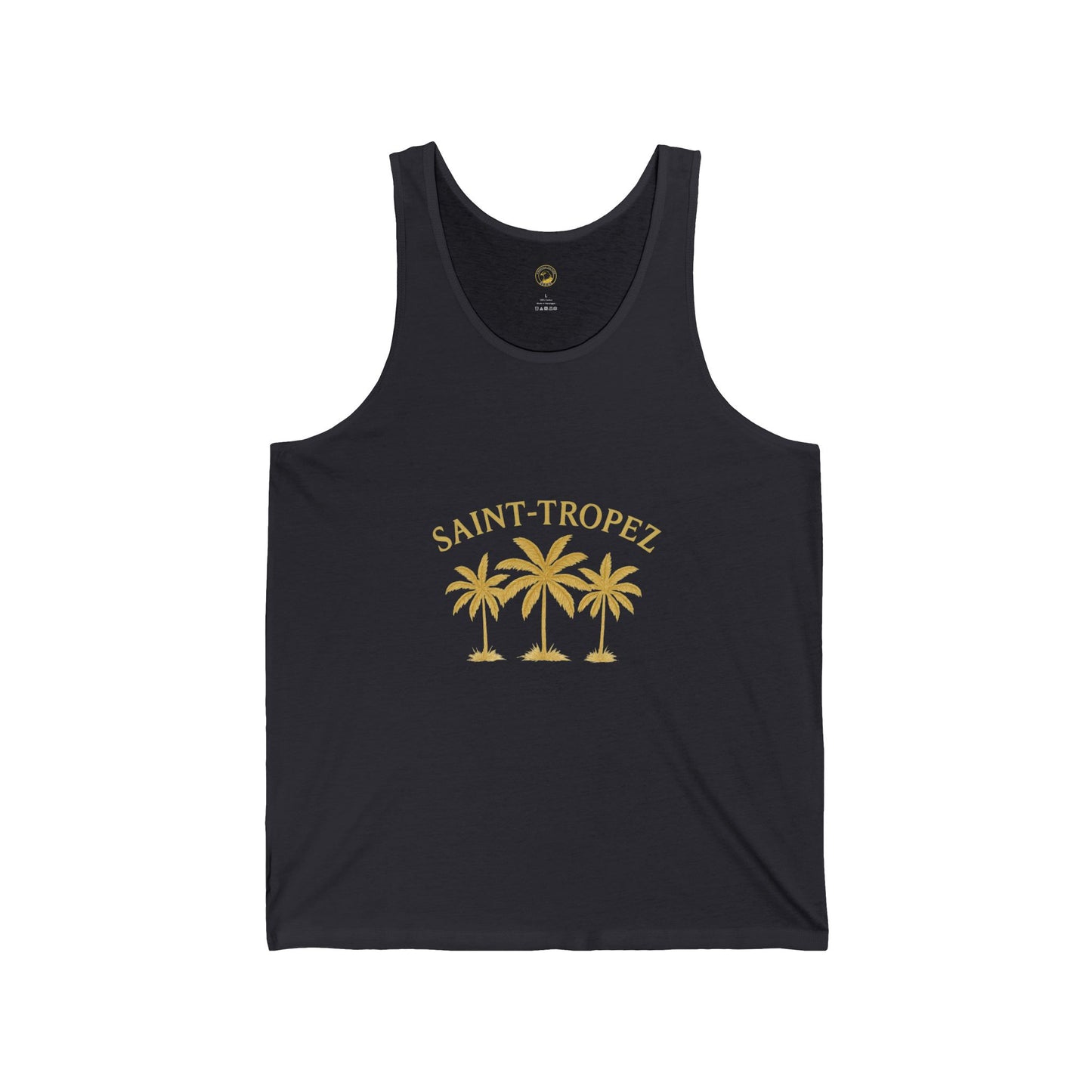 Saint-Tropez Unisex Jersey Tank Top - Summer Vibes Beachwear