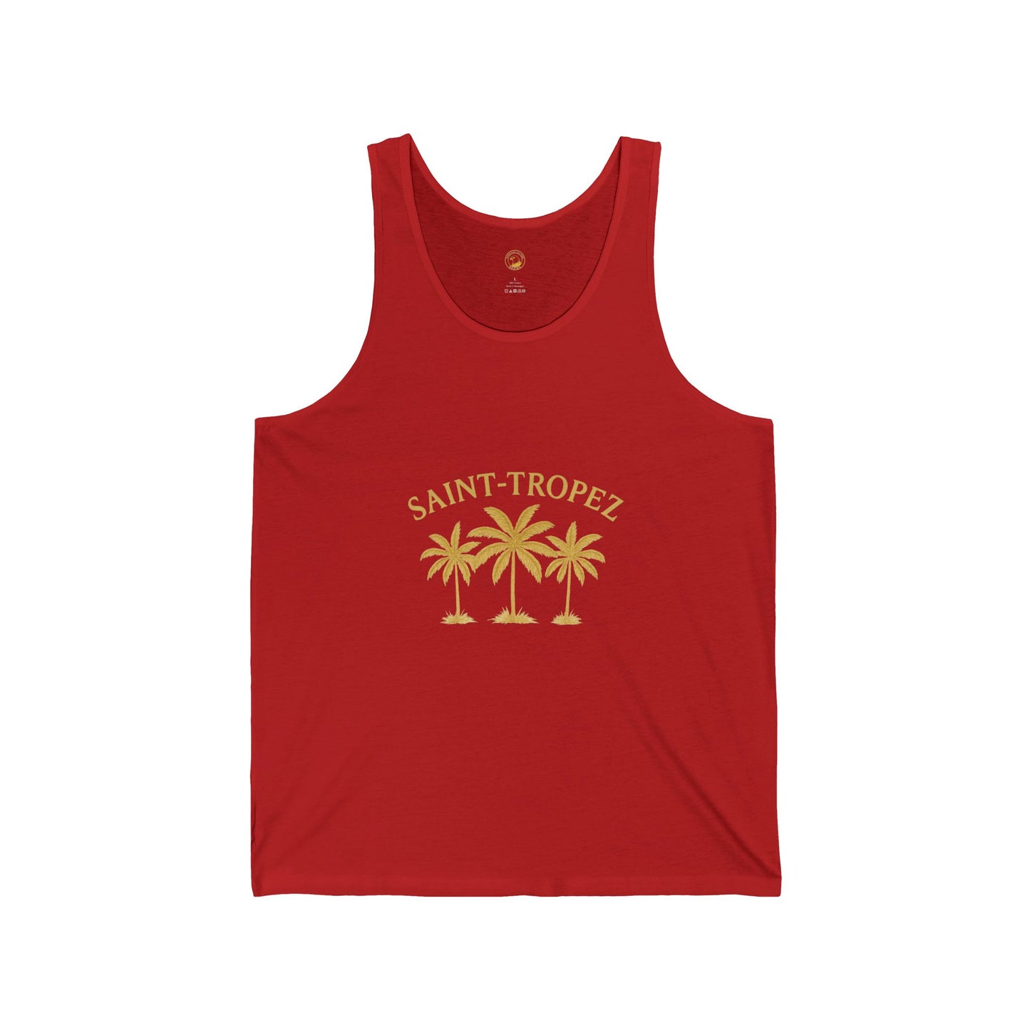 Saint-Tropez Unisex Jersey Tank Top - Summer Vibes Beachwear