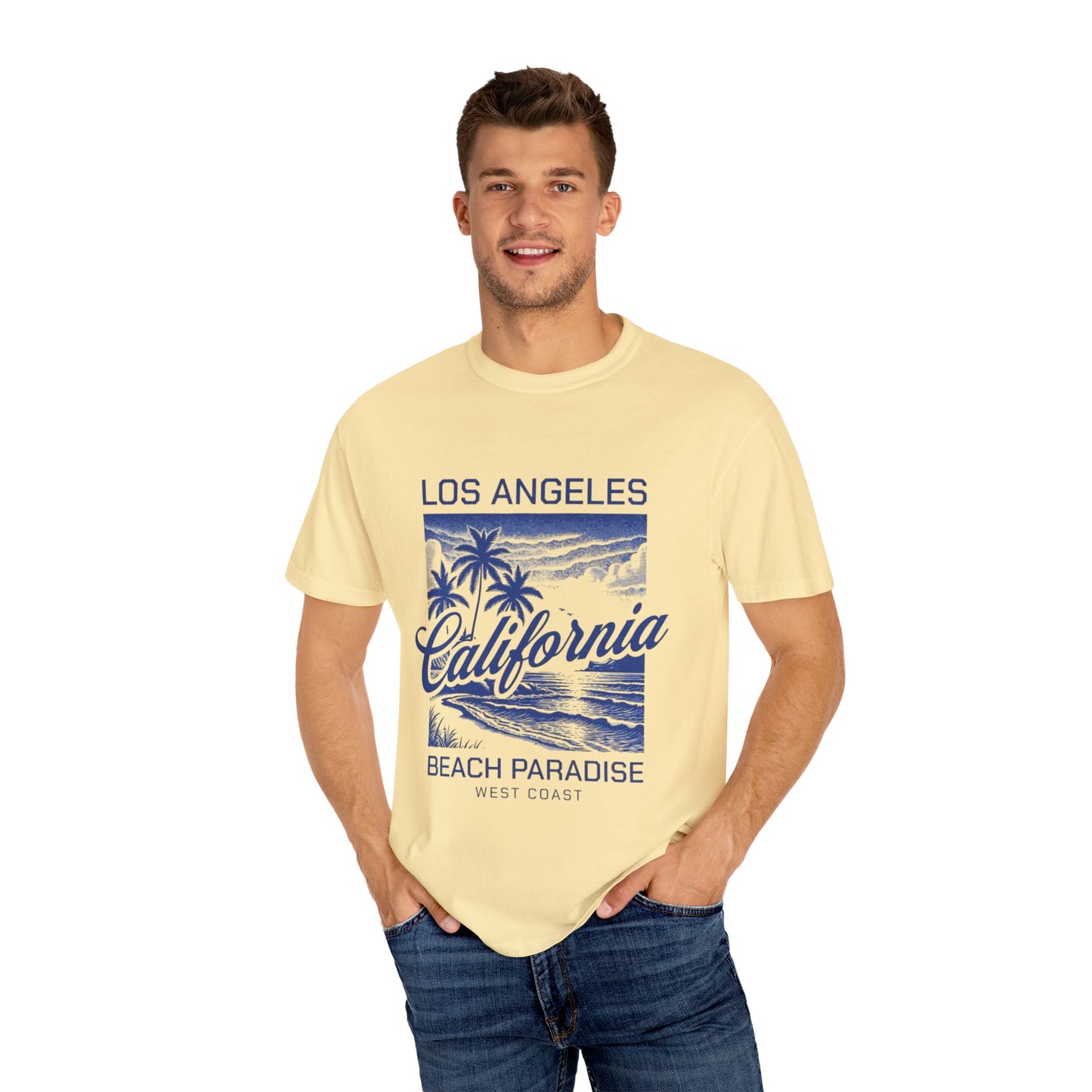 Los Angeles California Beach Paradise Tee – 100% Cotton Classic for Endless Summer Vibes