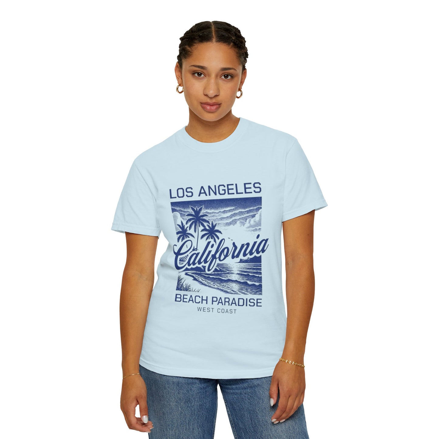 Los Angeles California Beach Paradise Tee – 100% Cotton Classic for Endless Summer Vibes