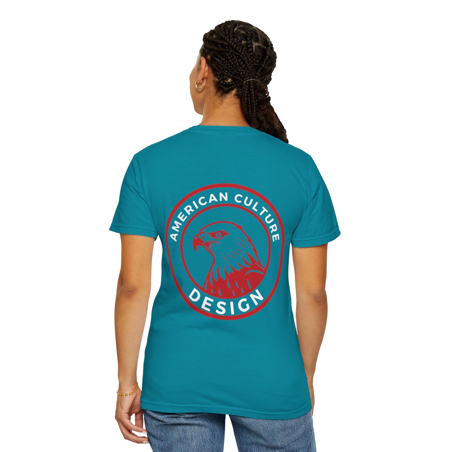 American Culture Design Unisex T-Shirt - Trendy Eagle Design