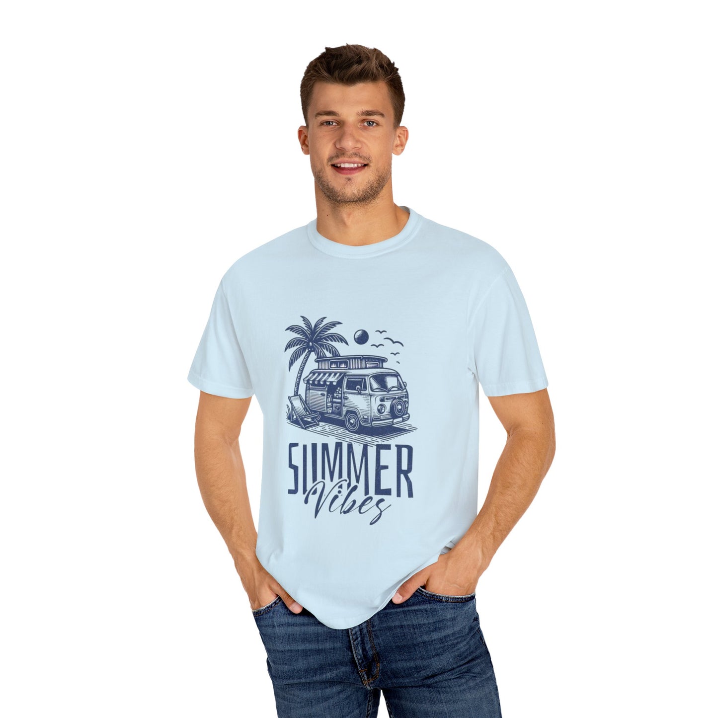 Summer Vibes Tee – 100% Cotton Retro Cool for Endless Sunshine
