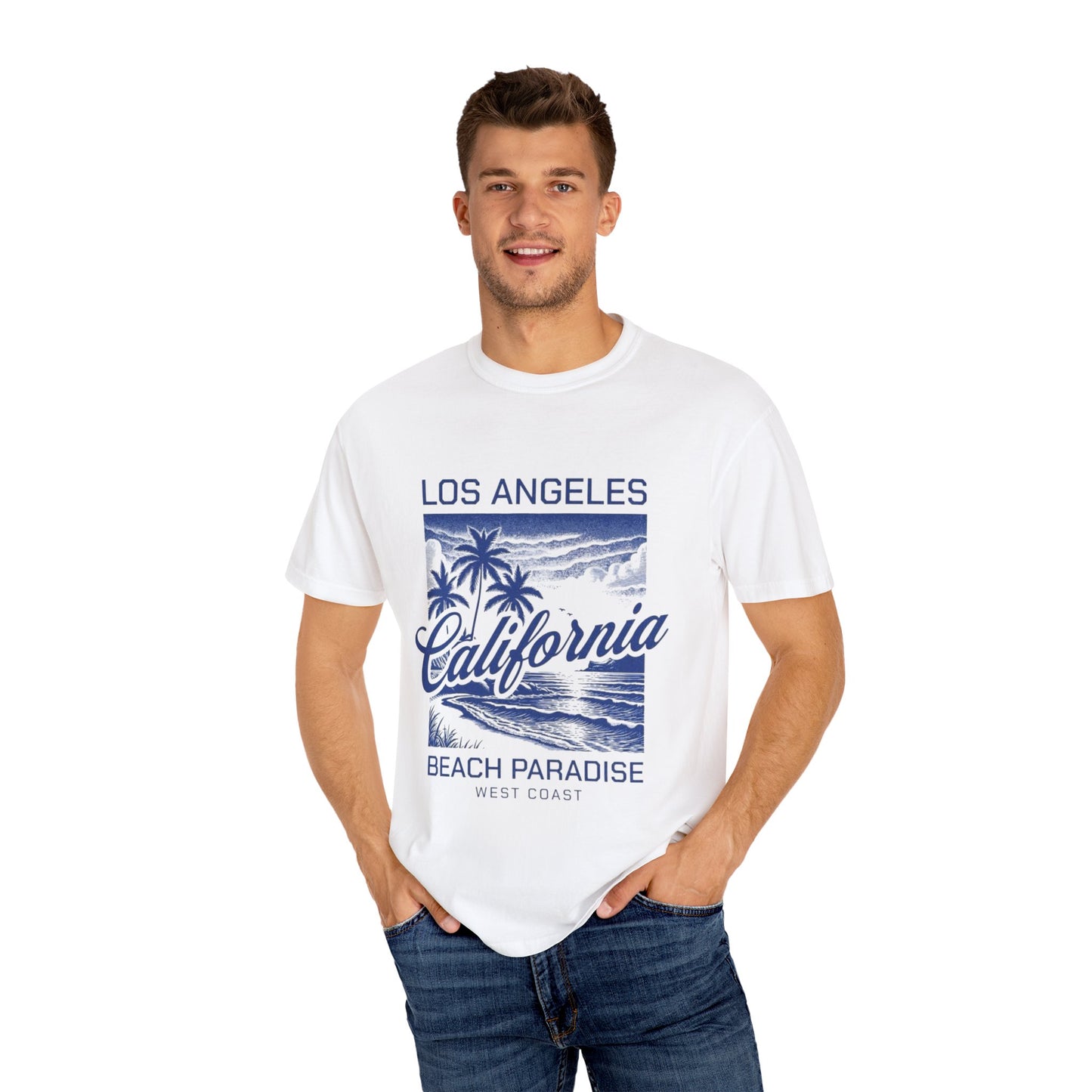Los Angeles California Beach Paradise Tee – 100% Cotton Classic for Endless Summer Vibes