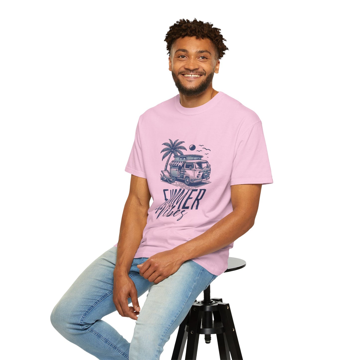 Summer Vibes Tee – 100% Cotton Retro Cool for Endless Sunshine