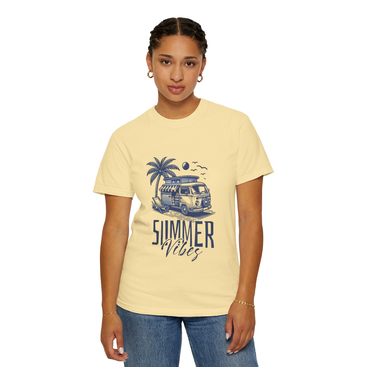 Summer Vibes Tee – 100% Cotton Retro Cool for Endless Sunshine