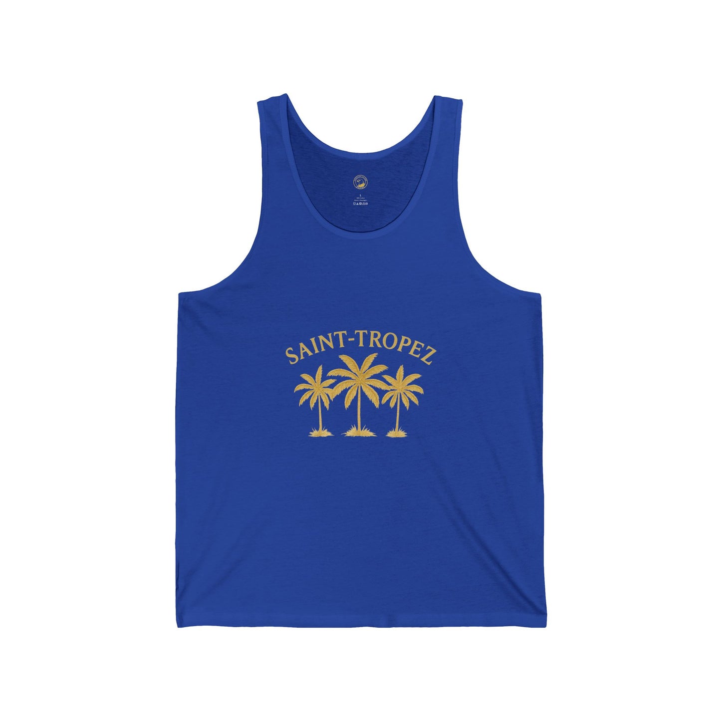 Saint-Tropez Unisex Jersey Tank Top - Summer Vibes Beachwear