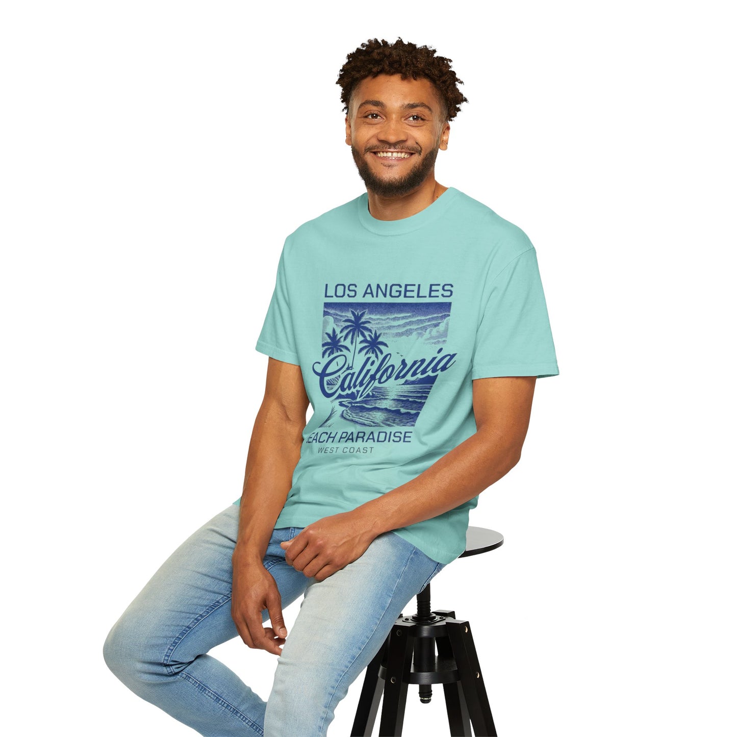 Los Angeles California Beach Paradise Tee – 100% Cotton Classic for Endless Summer Vibes