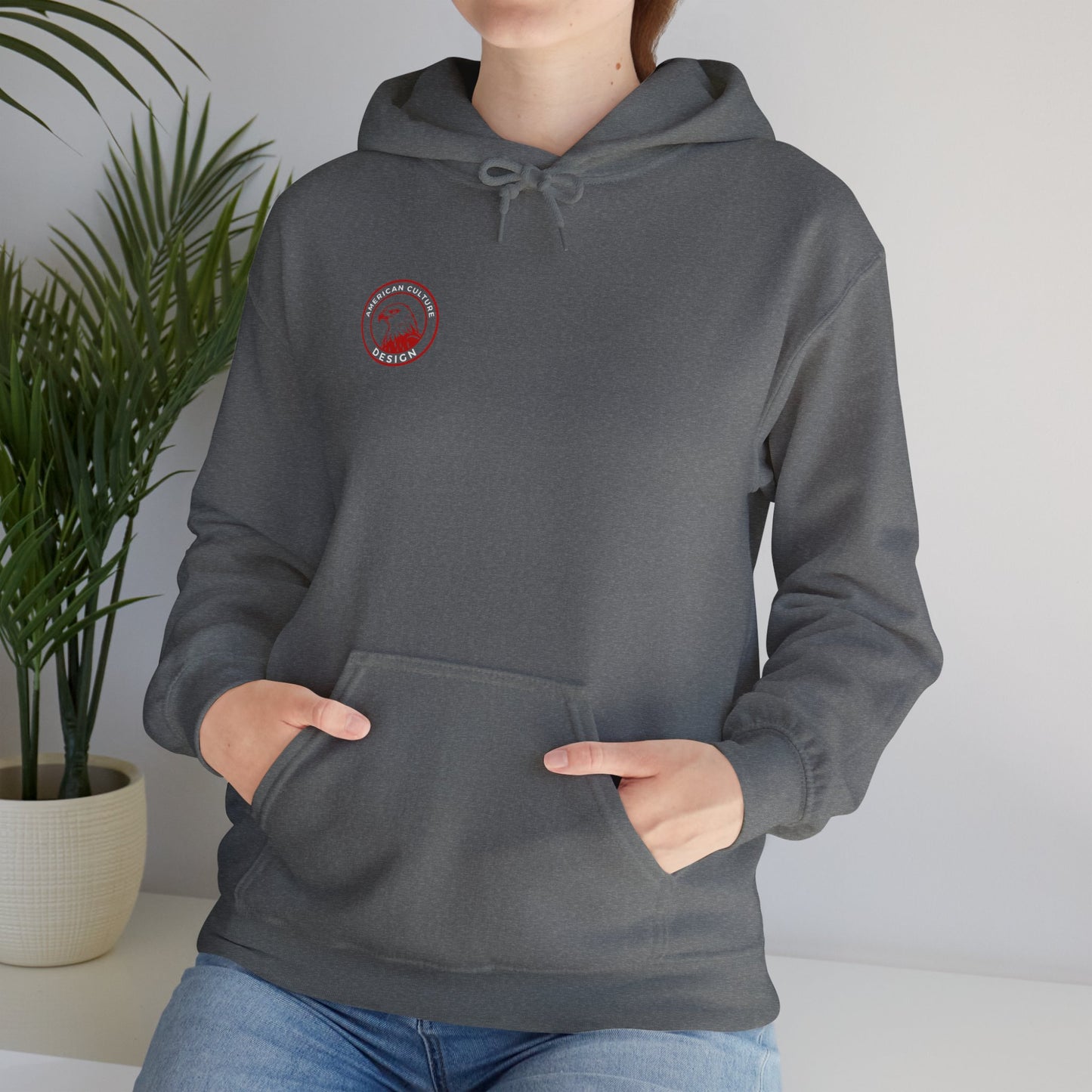 American Culture Design Hooded Sweatshirt for Comfort and Style