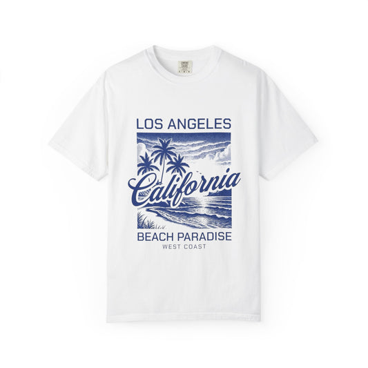 Los Angeles California Beach Paradise Tee – 100% Cotton Classic for Endless Summer Vibes