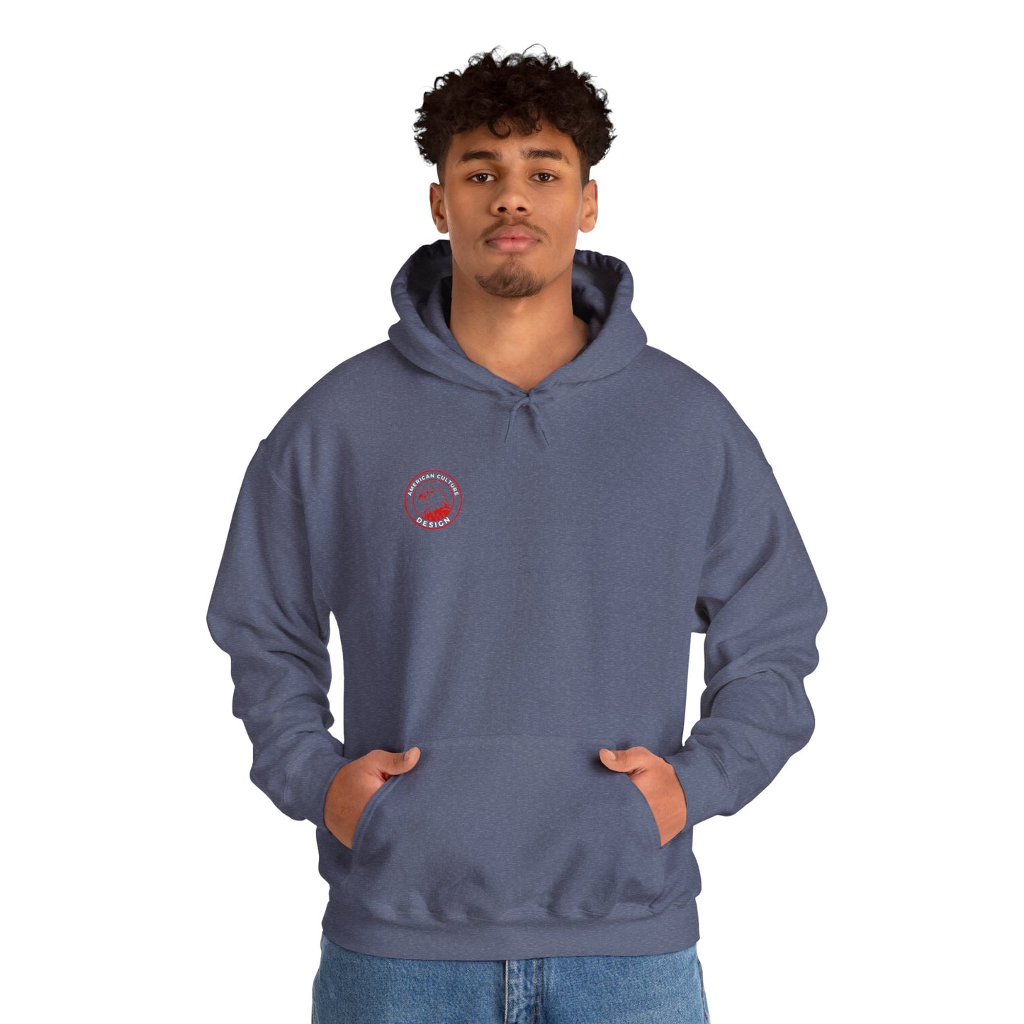 American Culture Design Hooded Sweatshirt for Comfort and Style