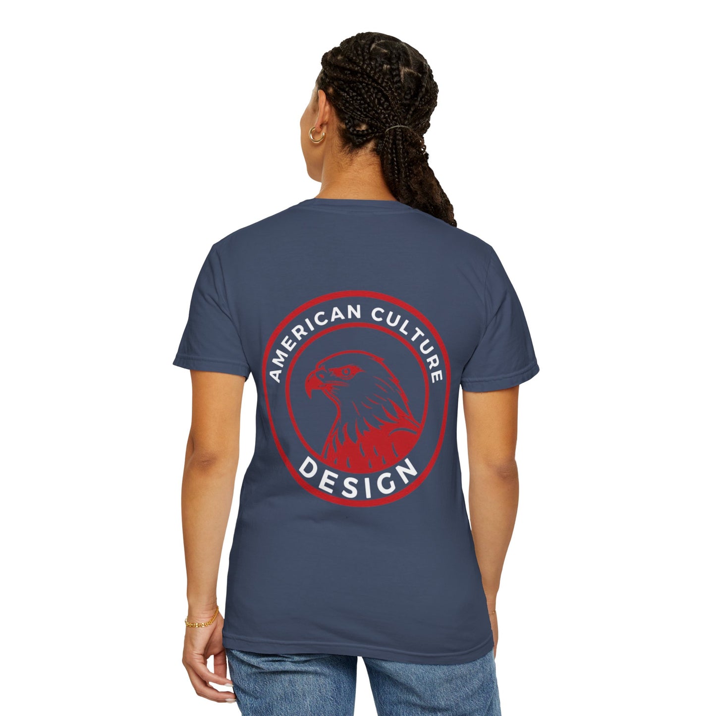 American Culture Design Unisex T-Shirt - Trendy Eagle Design
