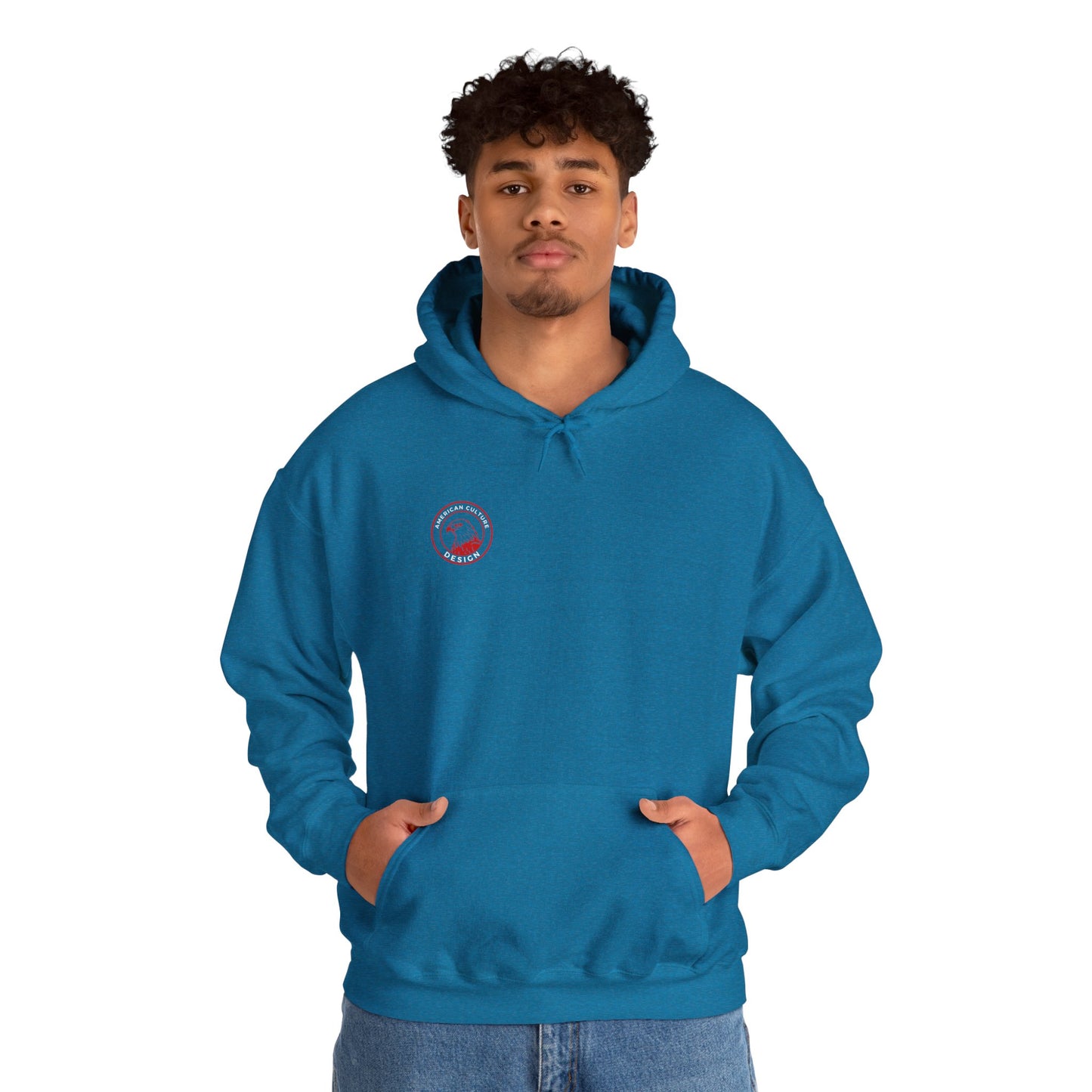 American Culture Design Hooded Sweatshirt for Comfort and Style