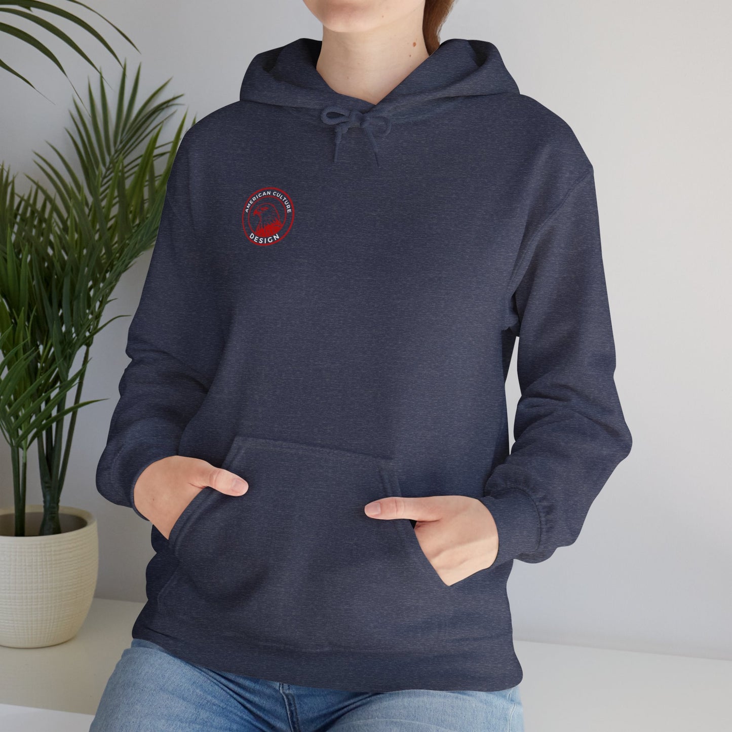 American Culture Design Hooded Sweatshirt for Comfort and Style
